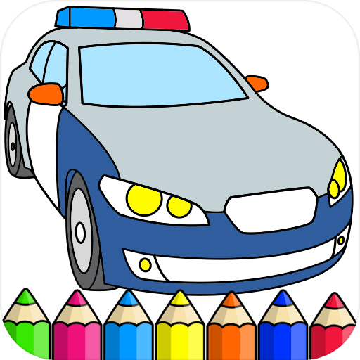 Car coloring book for kids