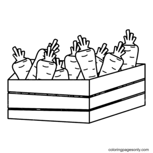 Carrot coloring pages printable for free download
