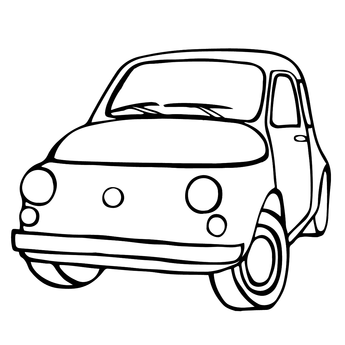 Car coloring pages for kids
