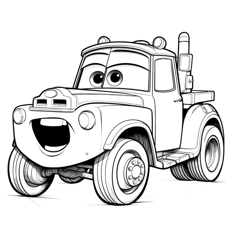 Cars ausmalbilr kostenlos herunterla