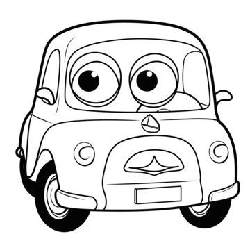 Cartoon car outline png transparent images free download vector files