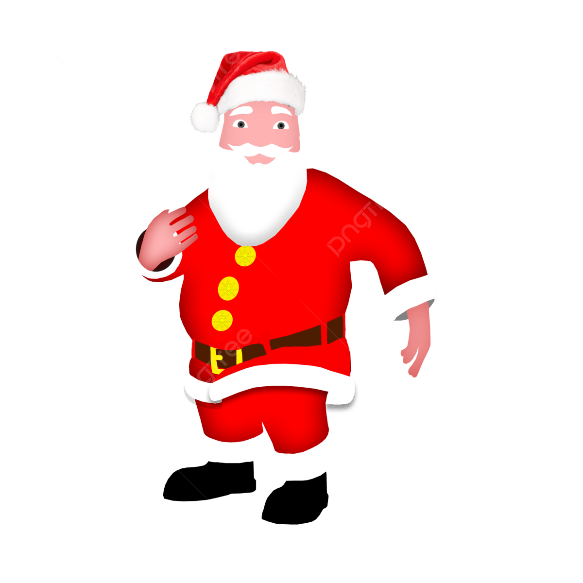 Santa claus merry christmas png vector psd and clipart with transparent background for free download