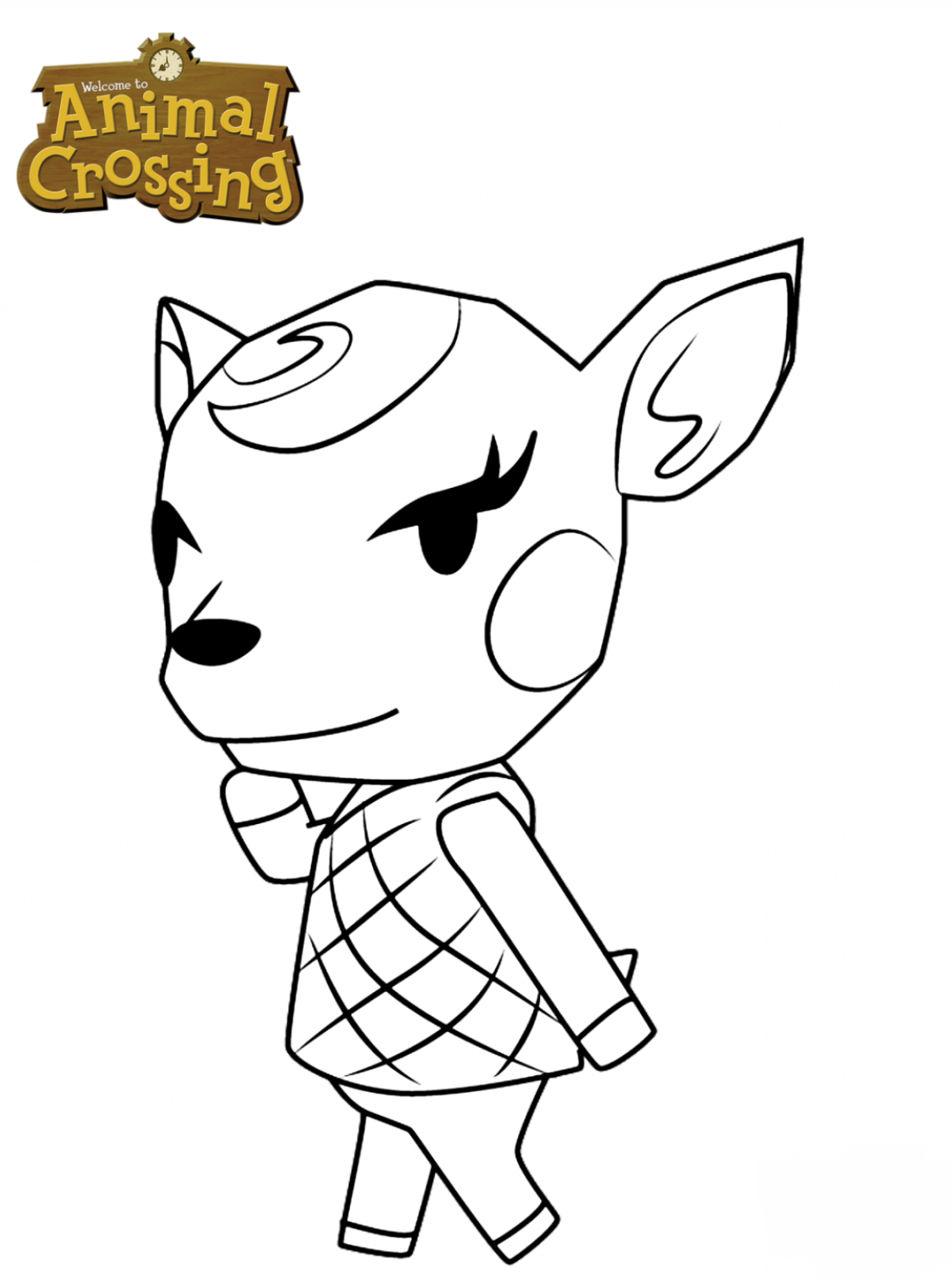 Discover the magic of animal crossing coloring pag
