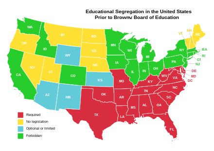 Segregazione razziale negli stati uni damerica