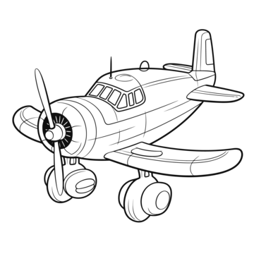 Cute airplane coloring pages outline sketch drawing vector cartoon airplane drawing cartoon airplane outline cartoon airplane sketch png and vector with transparent background for free download