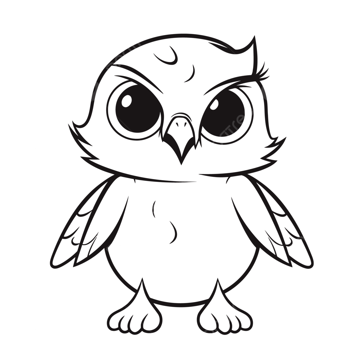 Cartoon owl coloring pages cartoon animals coloring pages outline sketch drawing vector car drawing cartoon drawing animal drawing png and vector with transparent background for free download