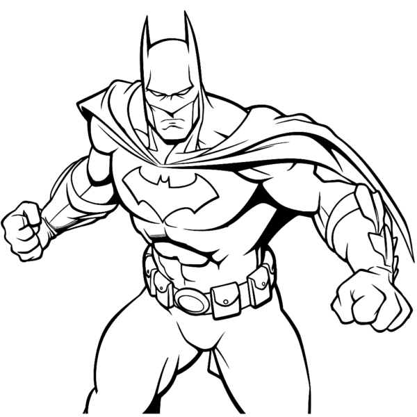Batman ausmalbild