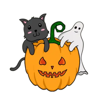 Pumpkin cat png transparent images free download vector files