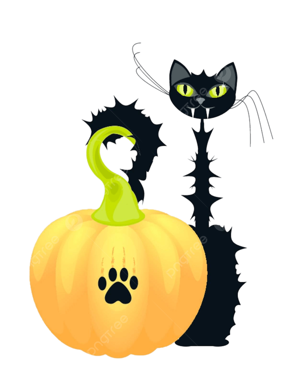 Cat green vector art png images free download on