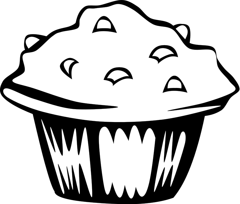 Free printable cupcake coloring pages for kids