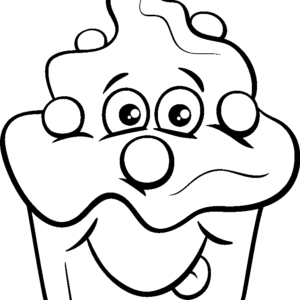 Cupcake coloring pages printable for free download
