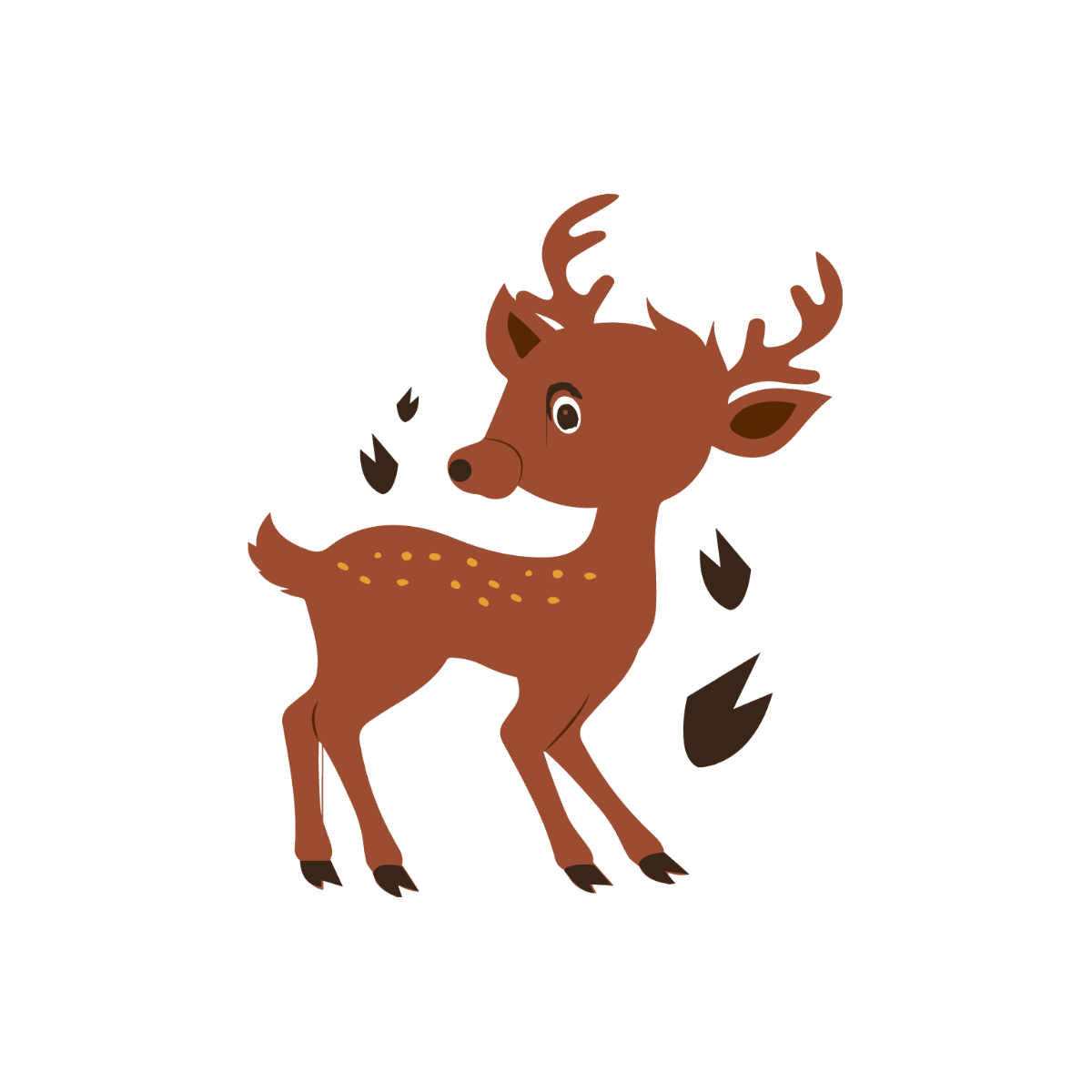 Free cartoon deer
