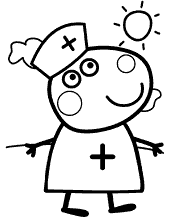 Printable peppa pig coloring pages