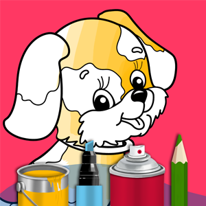Dog coloring book â