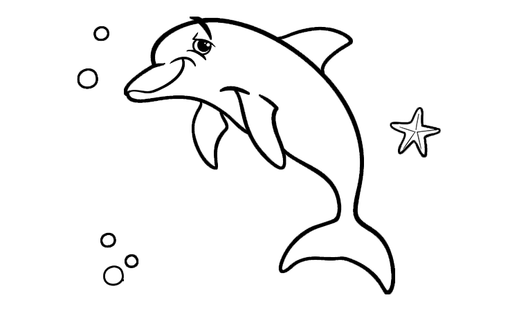 Dolphin coloring pages kids coloring pages