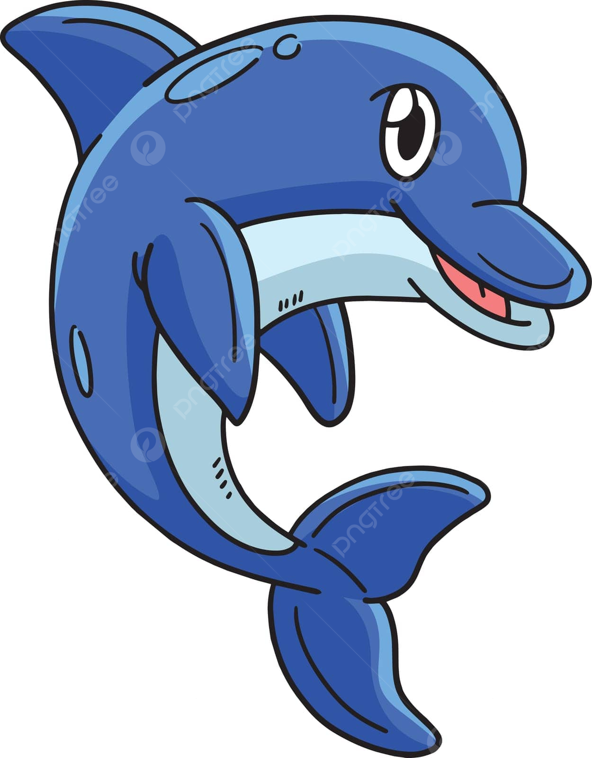 Dolphin cartoon colored clipart illustration big kids clip art vector big kids clip art png and vector with transparent background for free download