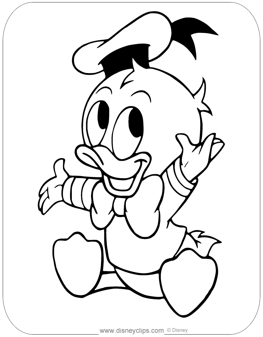 Disney babies coloring pages