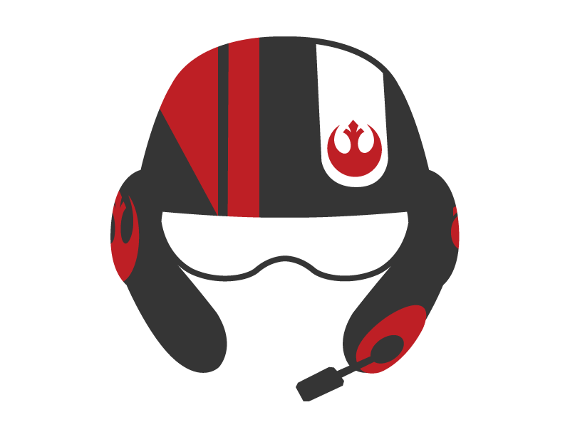 Star wars poe dameron screen print by joseph bulger on