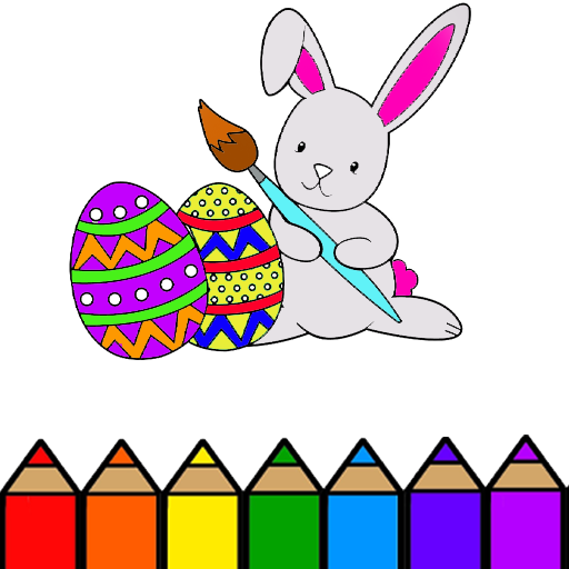 Coloring book easter