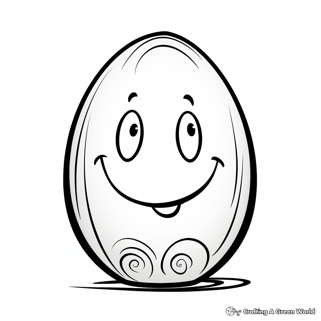 Easter eggs coloring pages