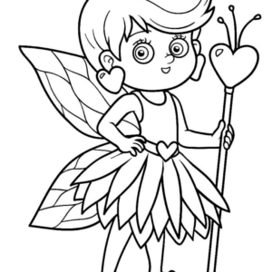 Fairy coloring pages printable for free download