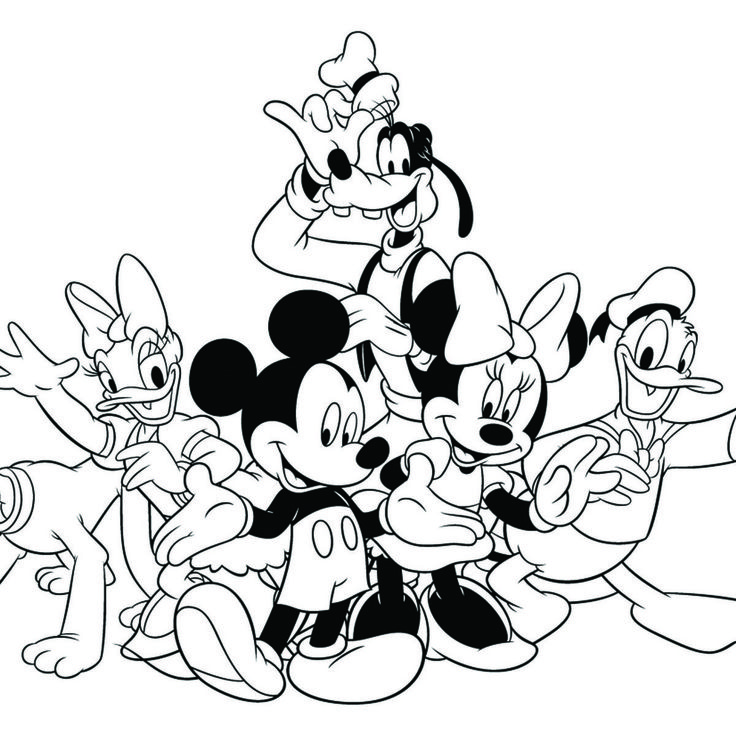 Disney family coloring page disney coloring pages cartoon coloring pages coloring pages