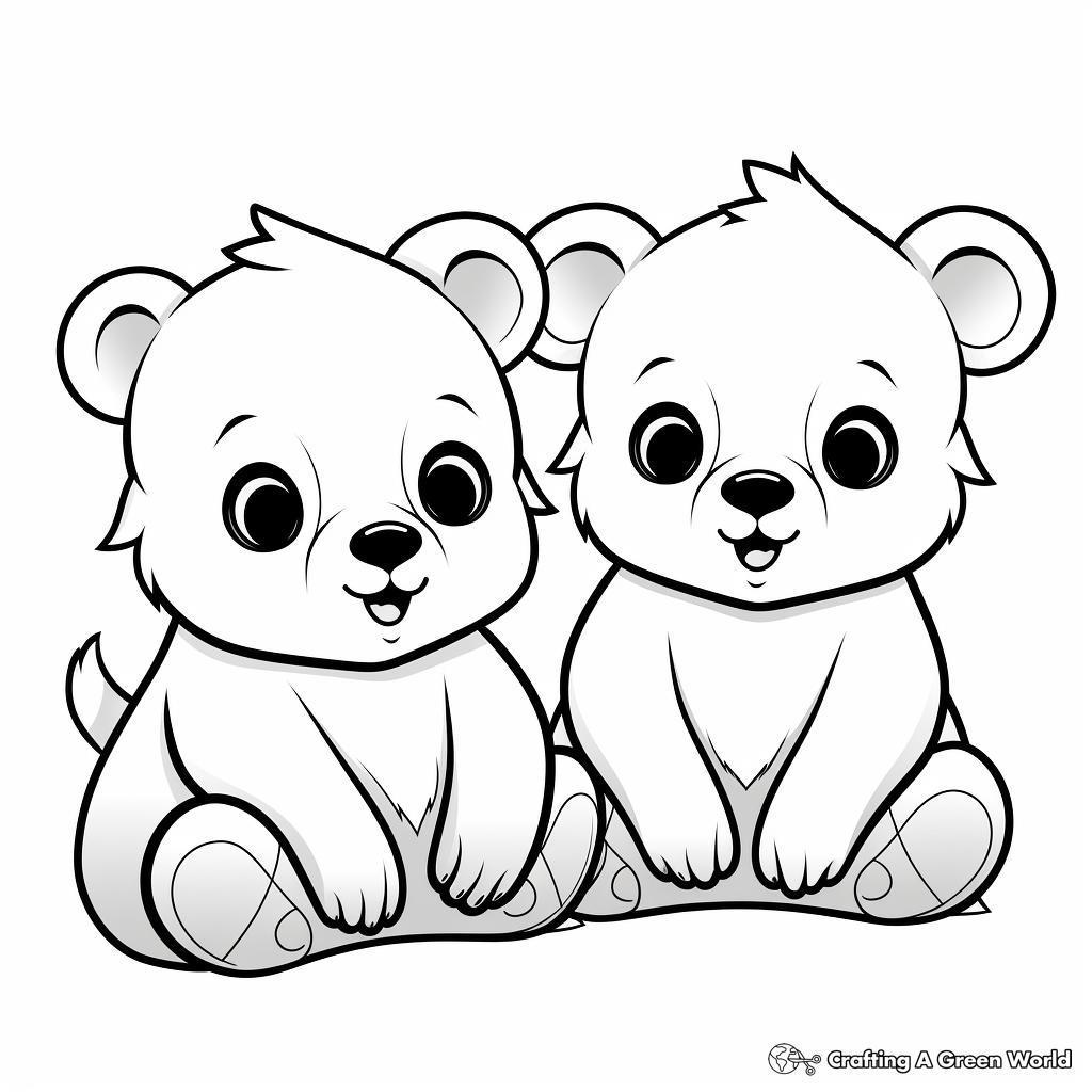 Black bear coloring pages