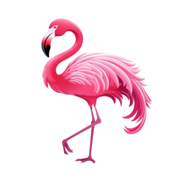 Colorful flamingo lovers vector illustration flamingos lineal icon flat icon png and vector with transparent background for free download
