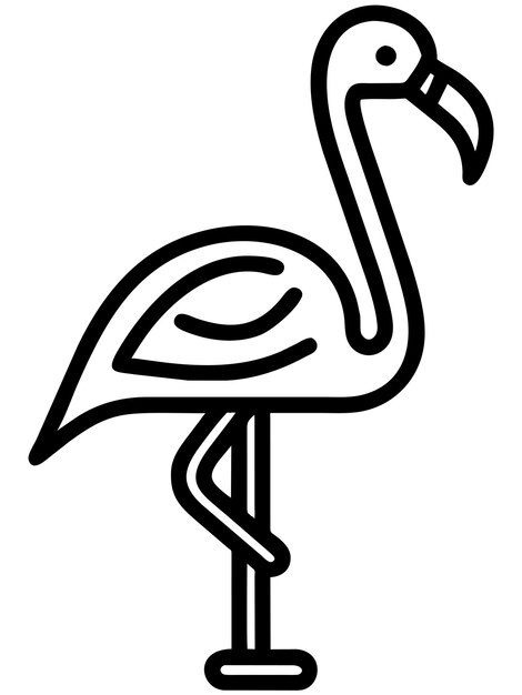 Page cute flamingo coloring pages images