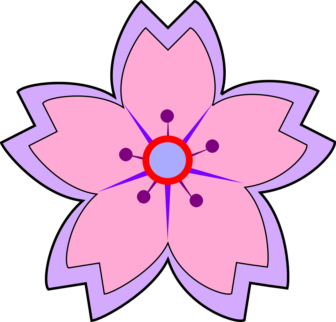 Lily pad flower clipart