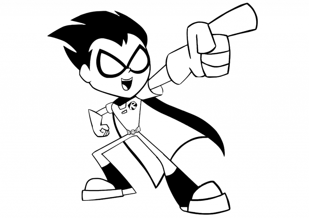 Teen titans coloring pages all characters printable sheets
