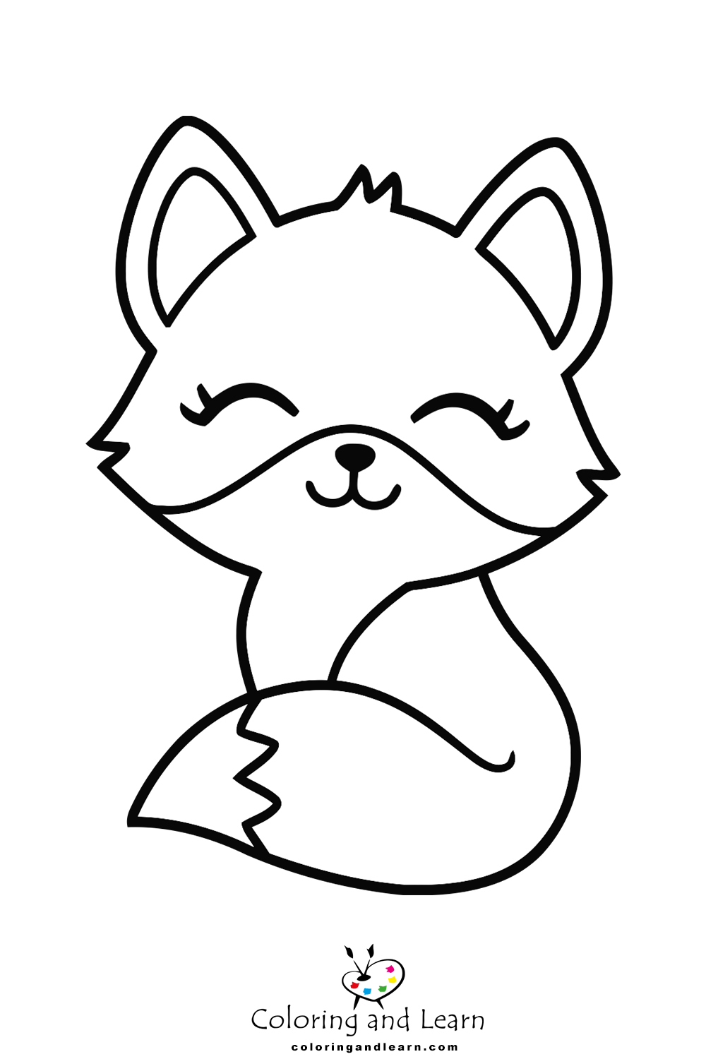 Fox coloring pages