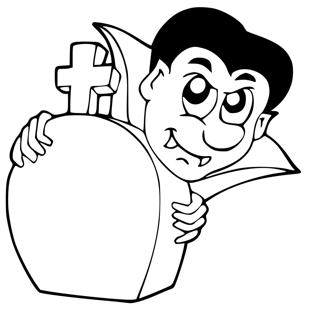 Dracula coloring pages