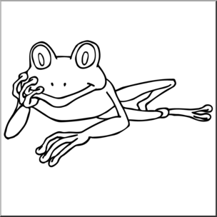 Clip art frogs pasco poison dart frog coloring page i
