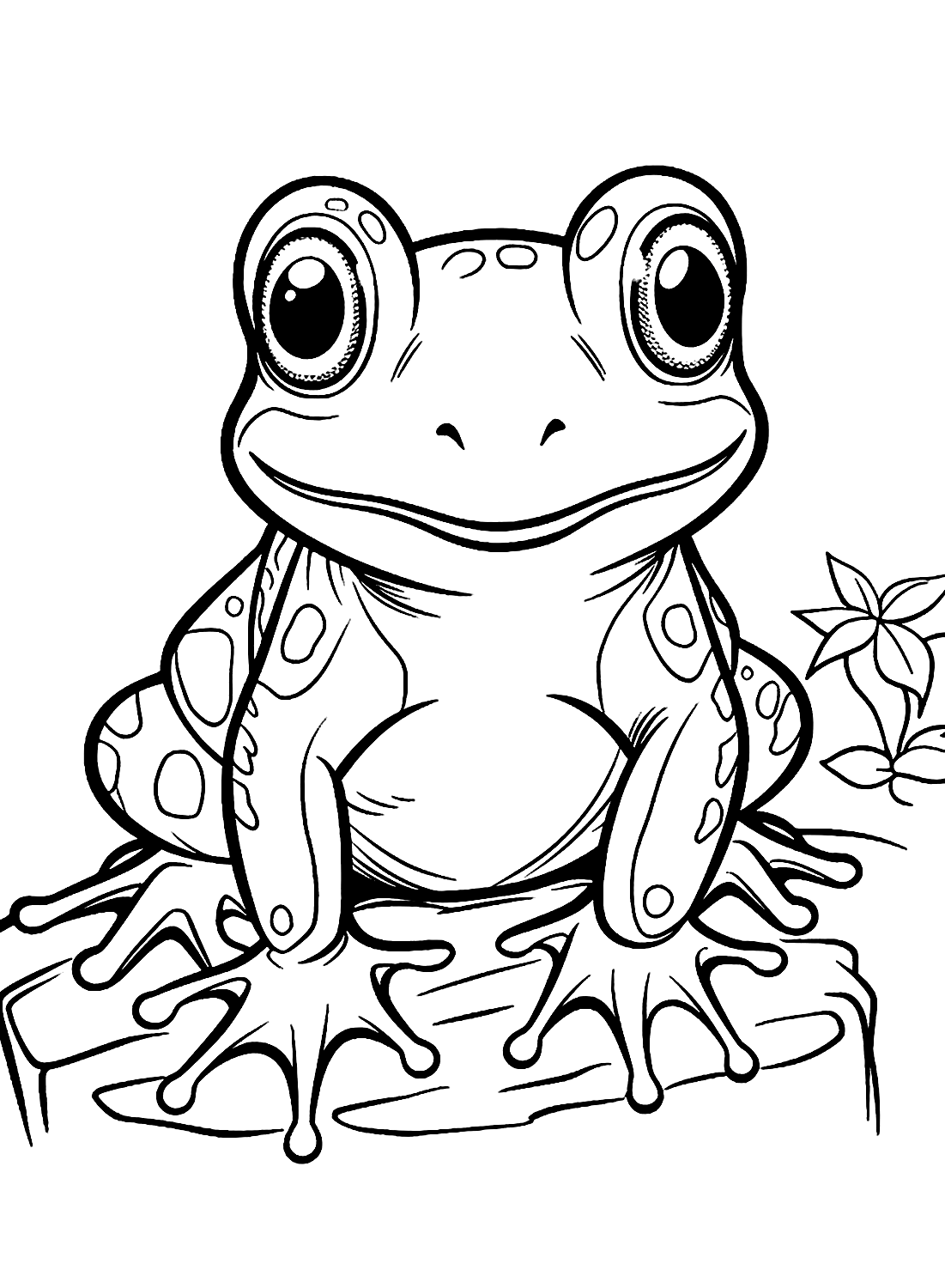 Frog coloring pages