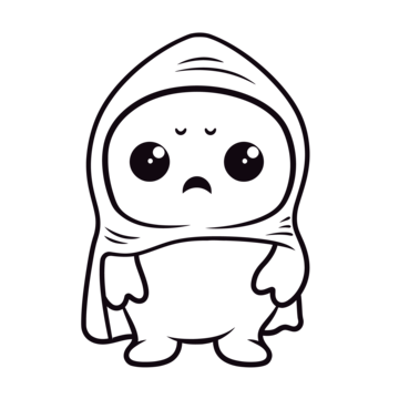 Spooky halloween coloring book png transparent images free download vector files