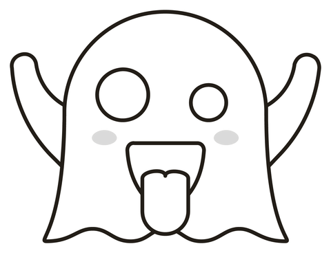 Ghost coloring page free printable coloring pages