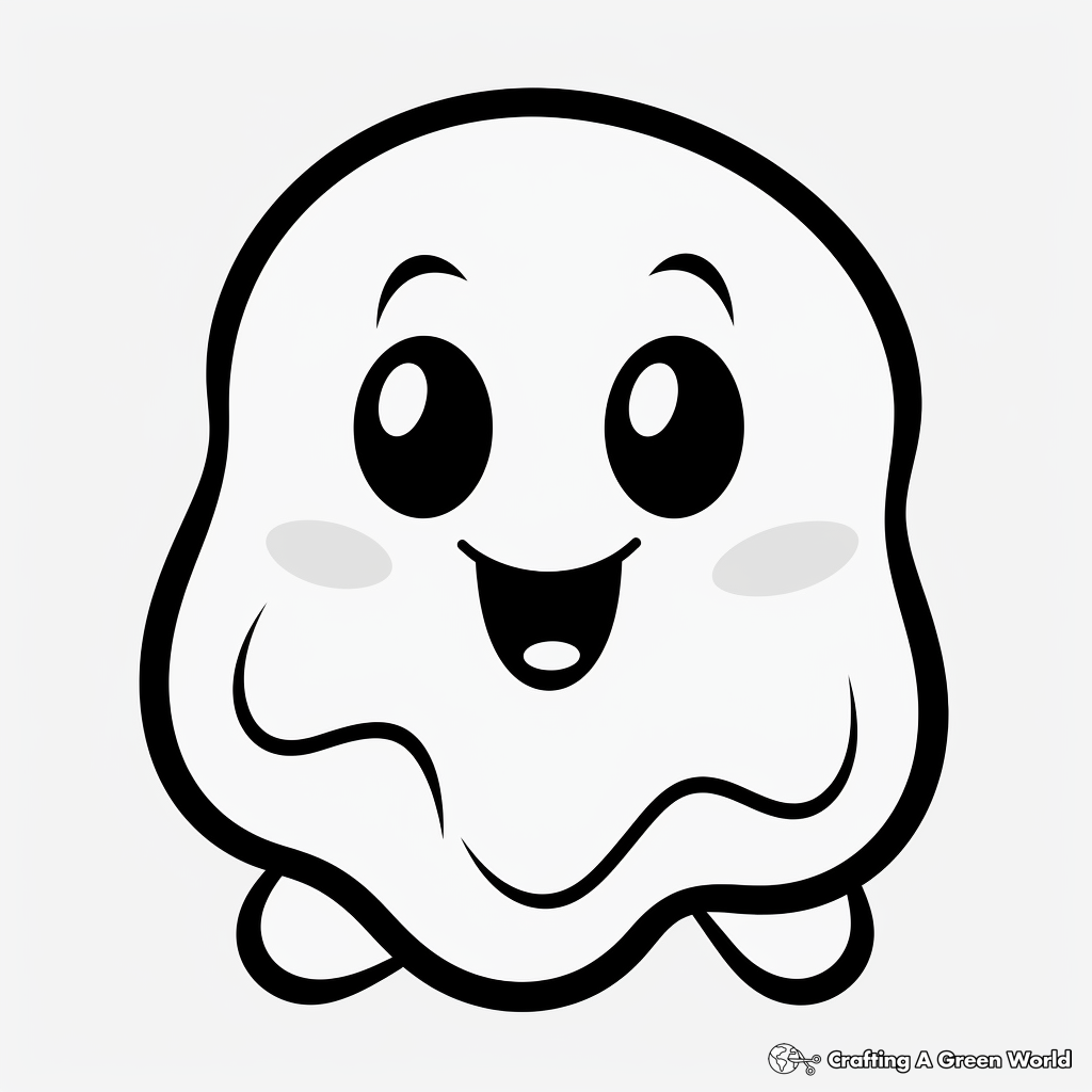 Ghost coloring pages