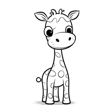 Baby giraffe png vector psd and clipart with transparent background for free download