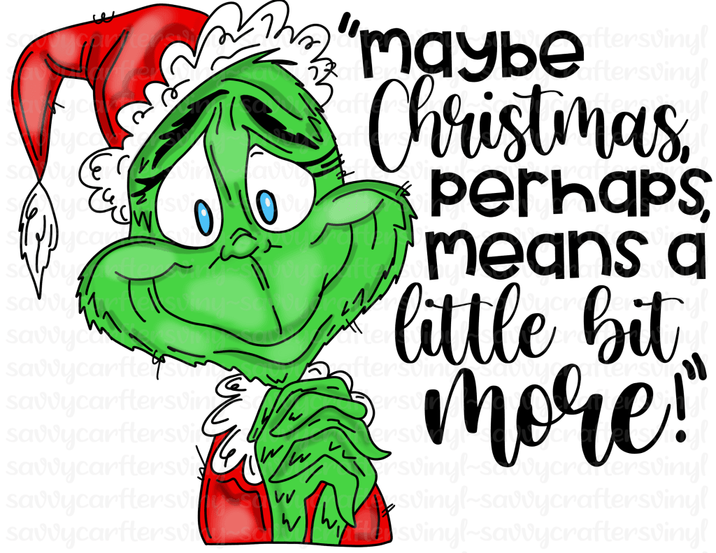 Maybe christmas means a little more grinch â savvy crafters vinyl gifts