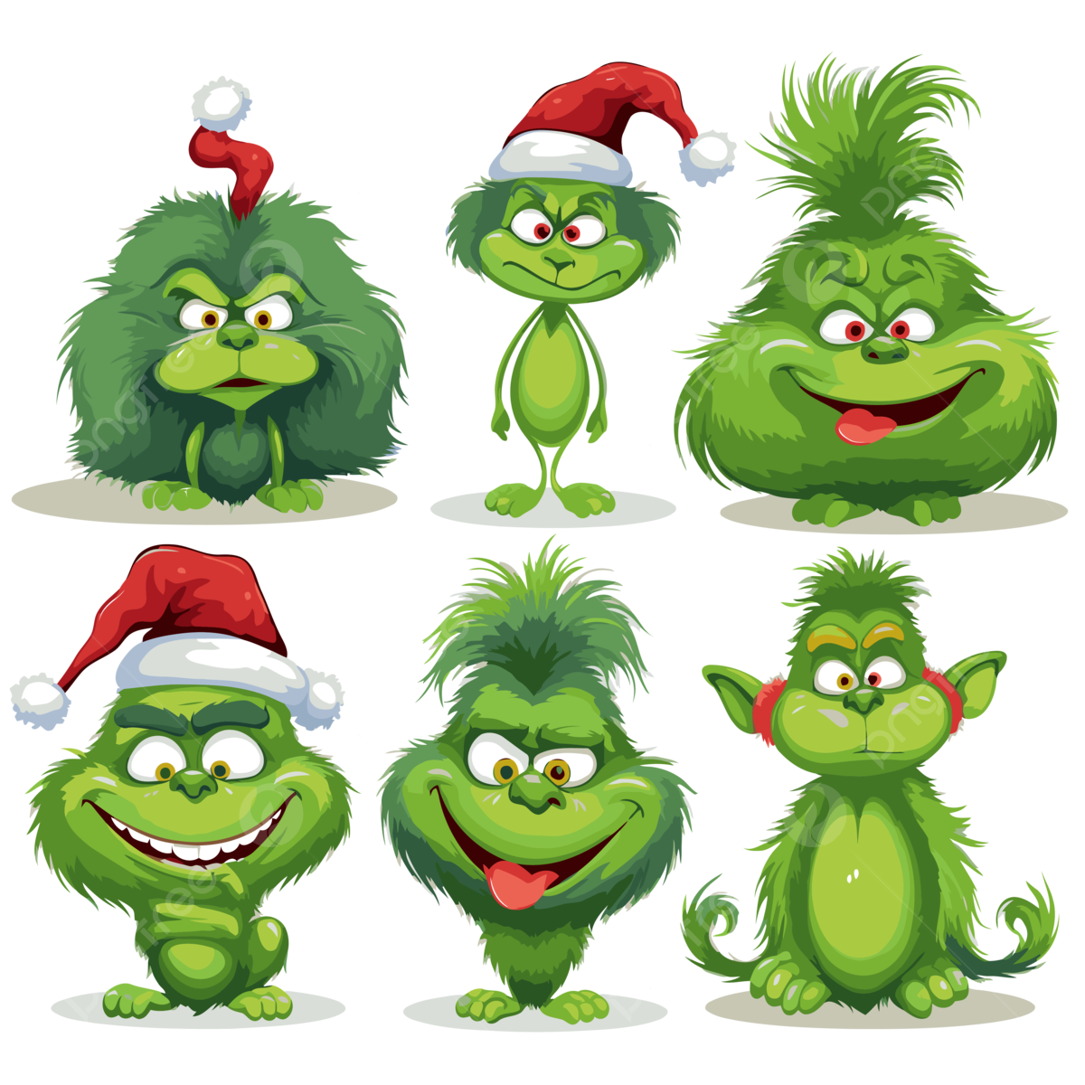 Grinch character png vector psd and clipart with transparent background for free download