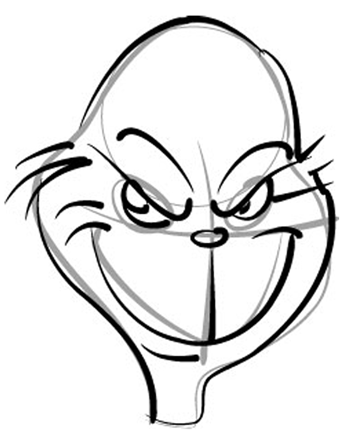 Learn how to draw the grinch from dr seuss
