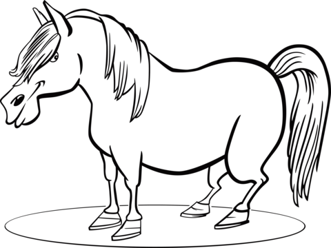 Horse coloring page png vector psd and clipart with transparent background for free download