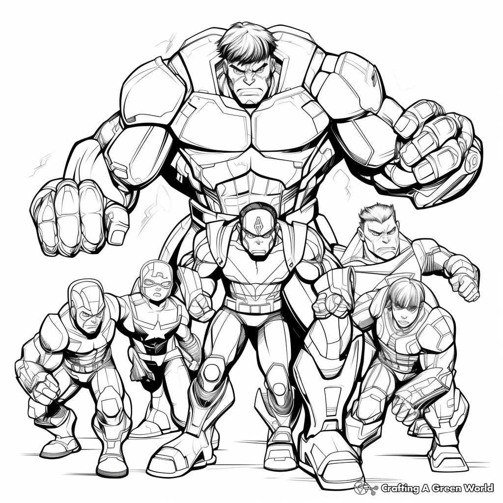 Hulk coloring pages