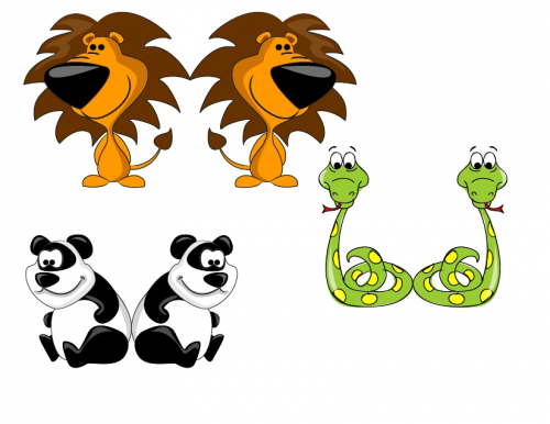 Printable puppets â jungle animals