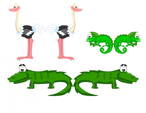 Printable puppets â jungle animals