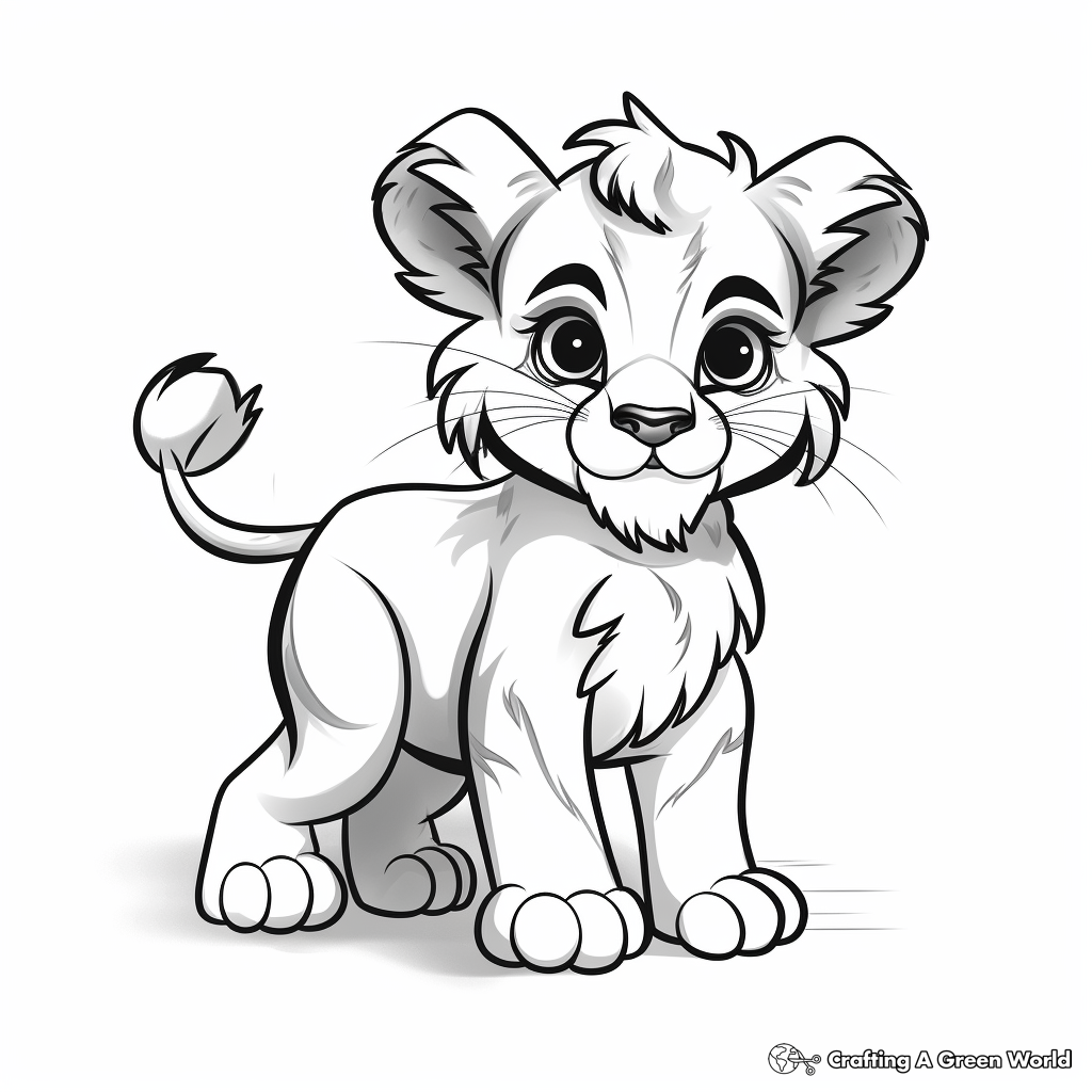 Lion coloring pages