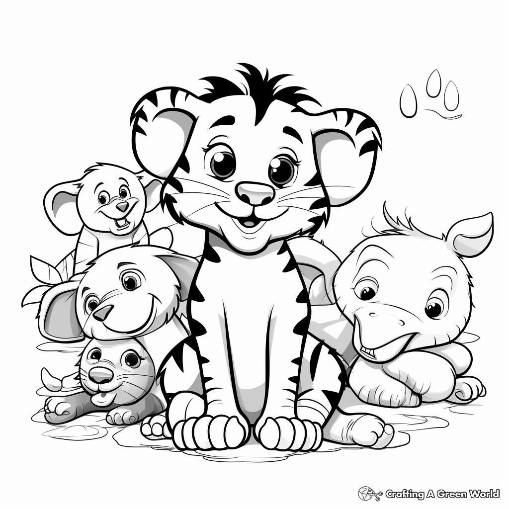 Clip art coloring pages
