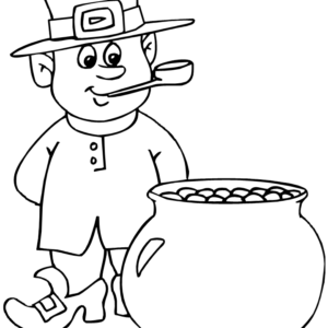 Leprechaun coloring pages printable for free download
