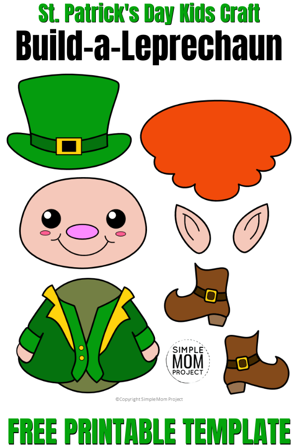 Free printable shamrock templates in small medium and large st patricks day crafts for kids st patrick day activities st patricks day crafts